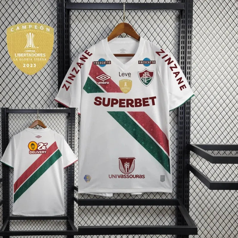 Camisola Secundária Fluminense 2024/25 + all Sponsors