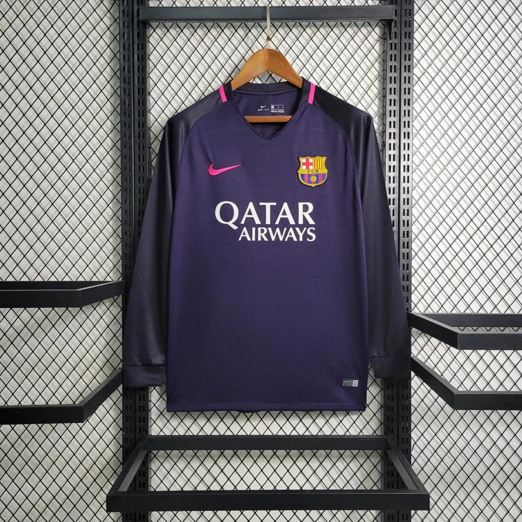 Camisola Secundária Barcelona Manga Comprida 2016/17