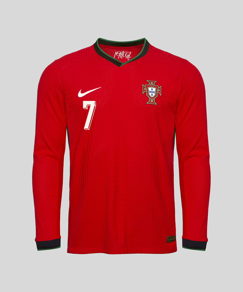 Portugal 2024 Maillot Domicile Manches Longues 