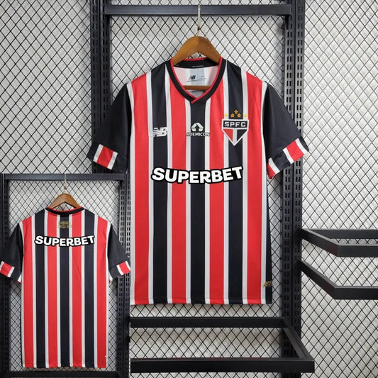 Camisola Secundária São Paulo 204/25 + all sponsors