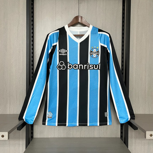 Camisola Principal Grêmio 2024/25 Manga Comprida