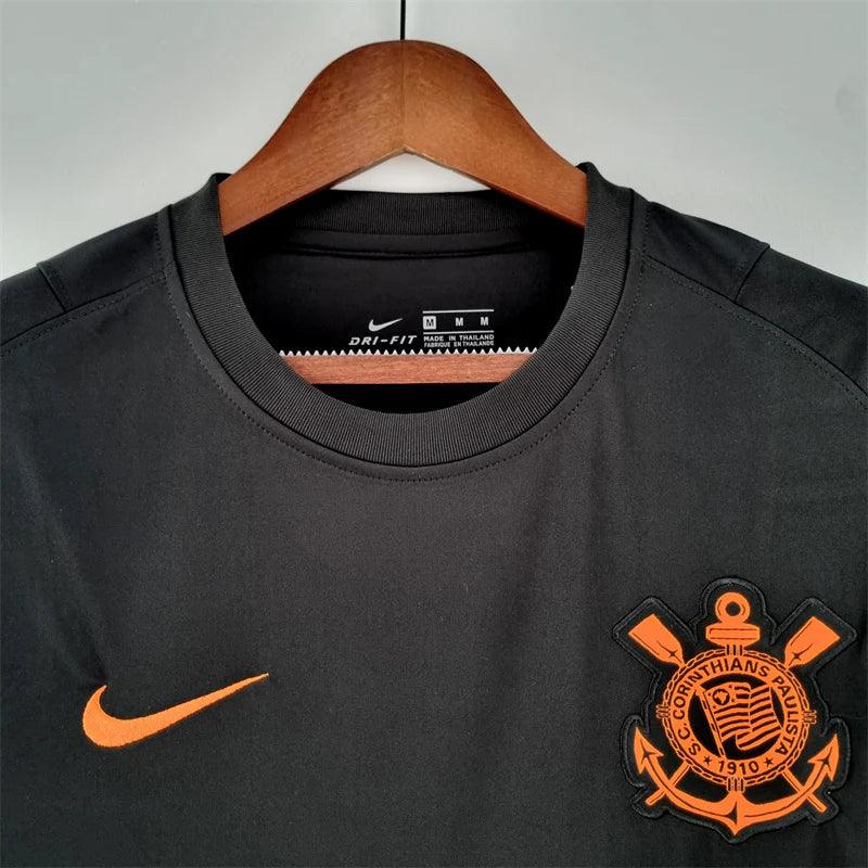 Corinthians Maillot d'entraînement d'avant-match noir 2022/23 