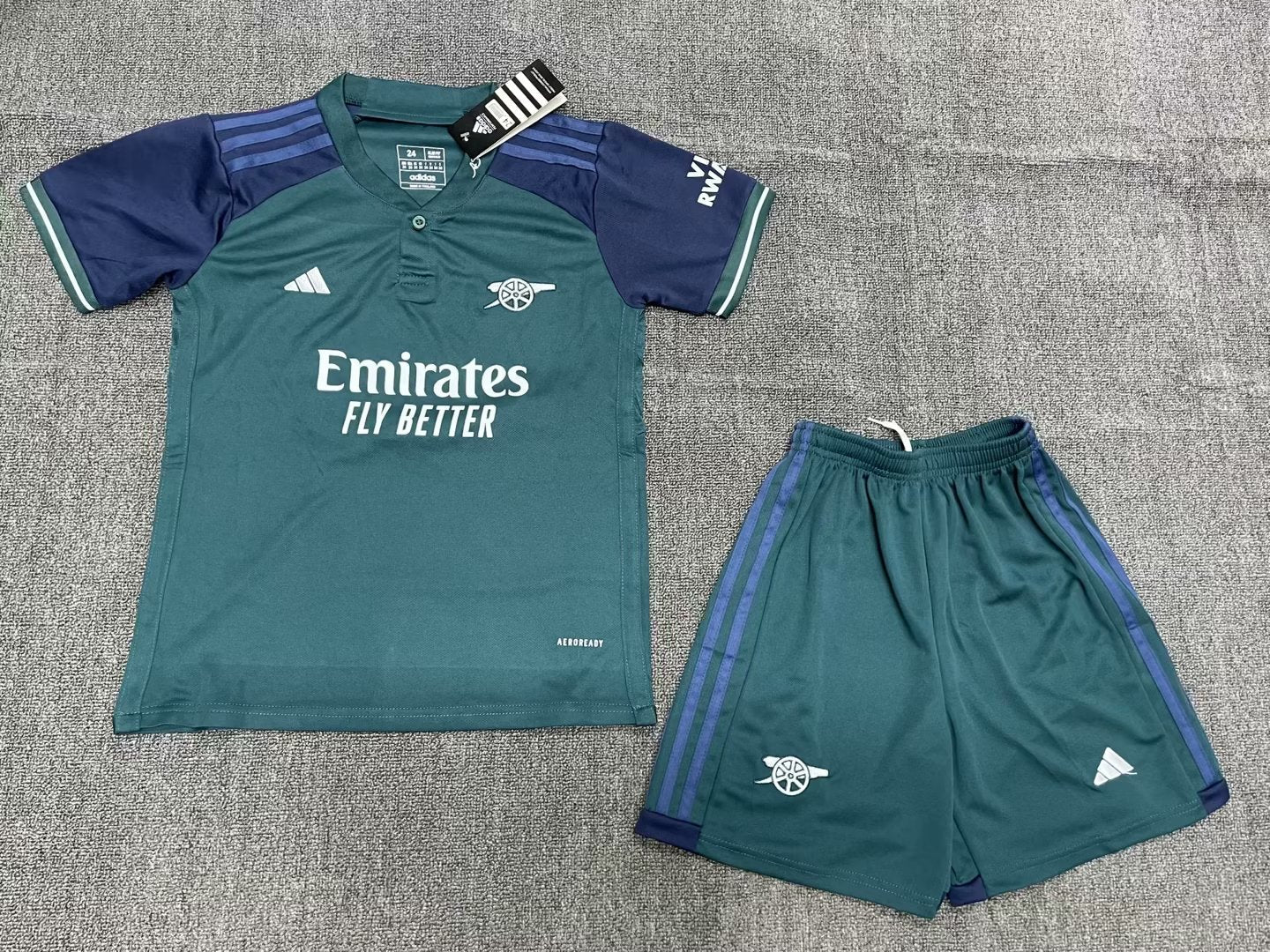 Kit Criança Terceiro Arsenal 2023/24