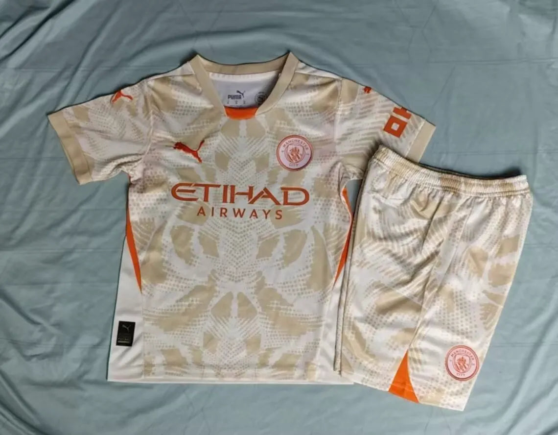 Kit Criança Secundário Manchester City 2023/24