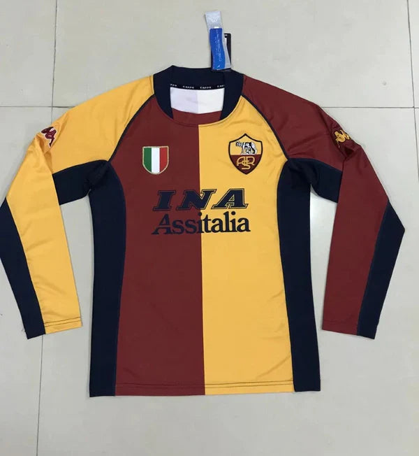 Camisola Principal Roma Manga Comprida 2001/02