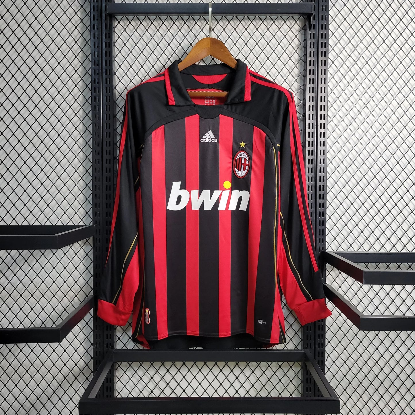 AC Milan Long Sleeve Home Shirt 2006/07