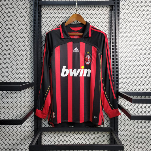 AC Milan Long Sleeve Home Shirt 2006/07