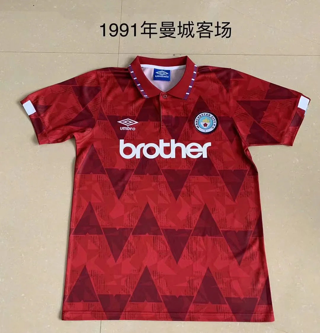 Camisola Secundária Manchester City 1991/92