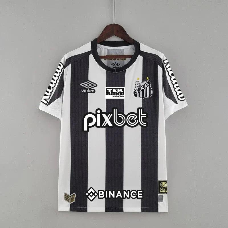 Secondary Shirt + all sponsors Santos 2022/23