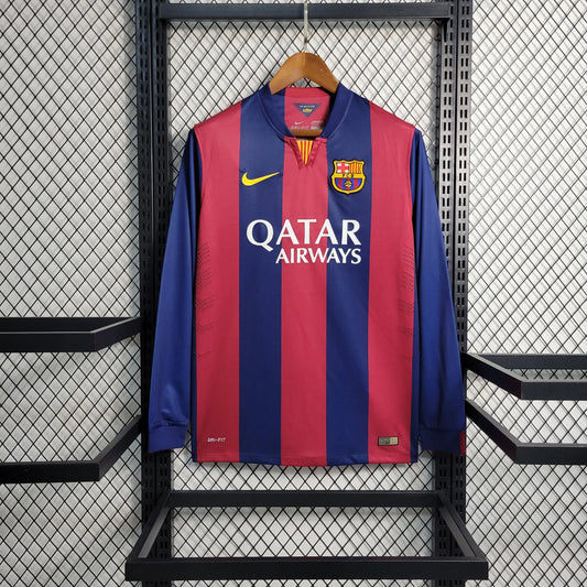 Maillot Domicile Manches Longues Barcelone 2014/15 