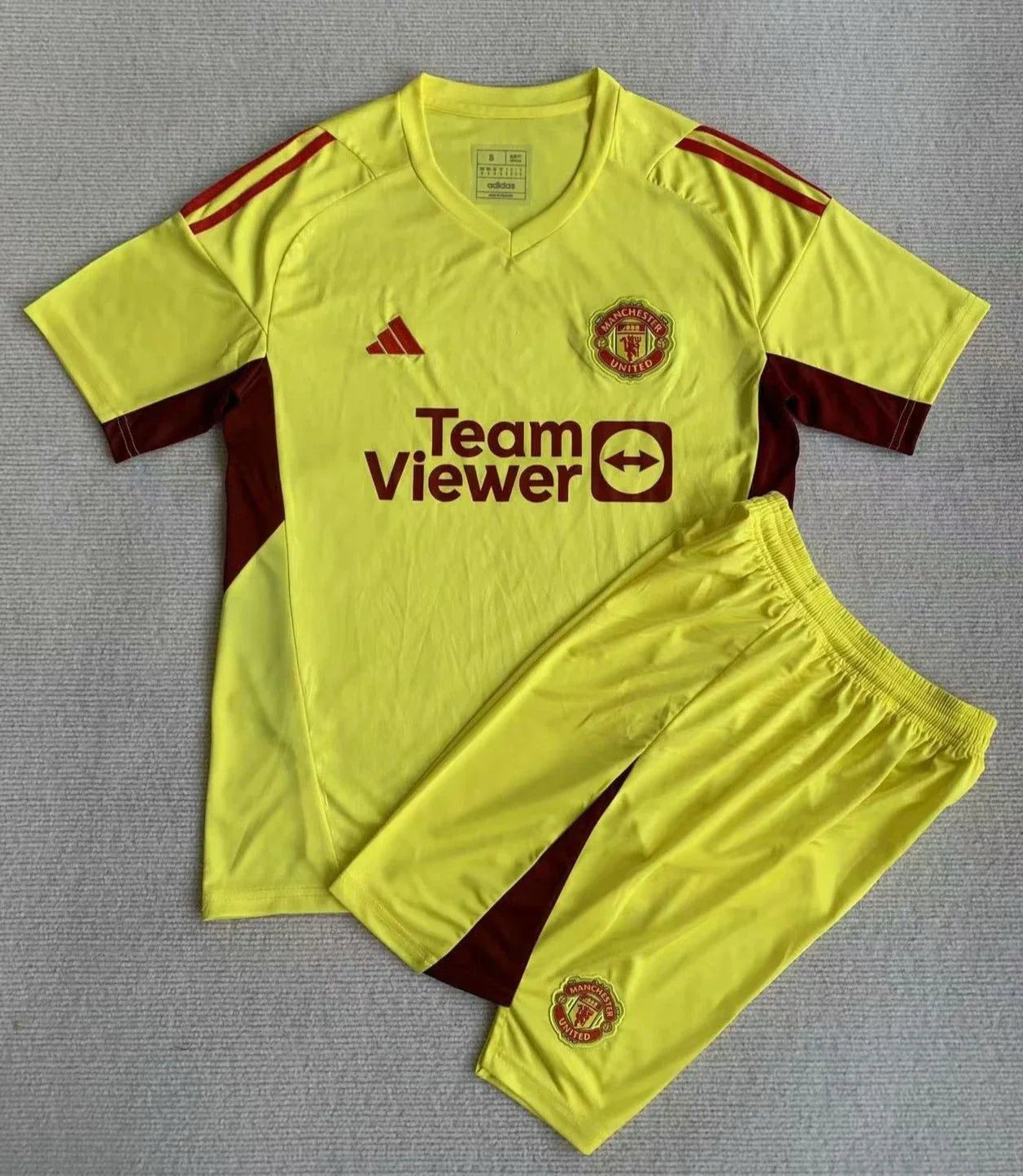 Kit Enfant GK Jaune Manchester United 2023/24 