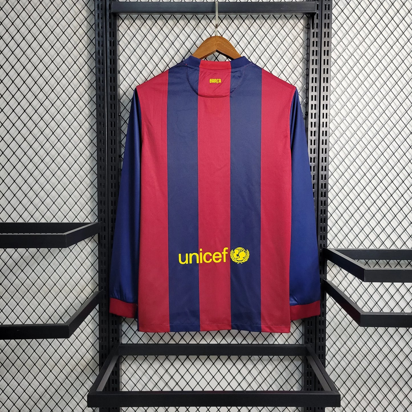 Camisola Principal Barcelona Manga Comprida 2014/15