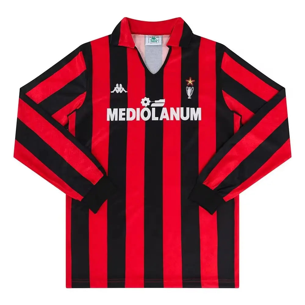 Maillot domicile manches longues AC Milan 90/91 