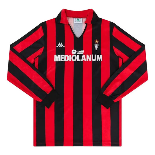 Camisola Principal AC Milan Manga Comprida 90/91