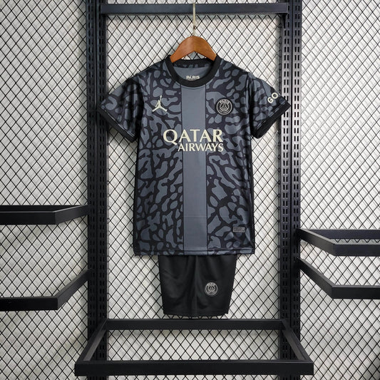 Kit Criança Terceira PSG 2023/24