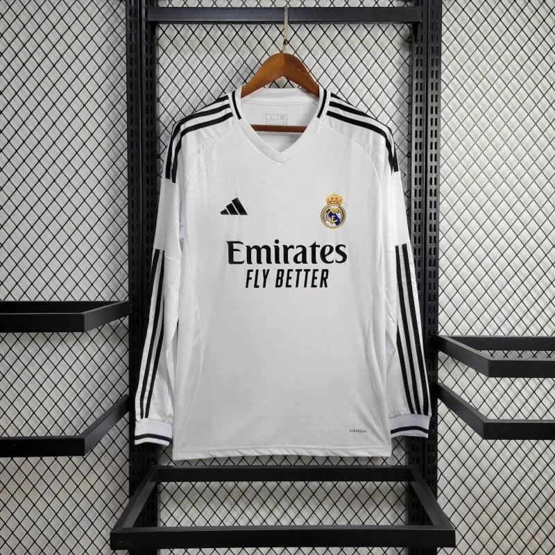 Maillot Domicile Real Madrid 2024/25 Manches Longues 