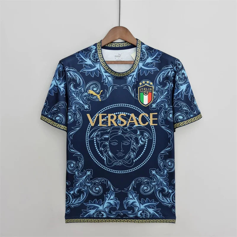 Pull Bleu Versace Édition Spéciale Italie 2022 