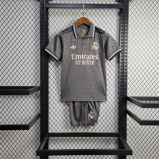 Kit Criança Terceiro Real Madrid 2024/25