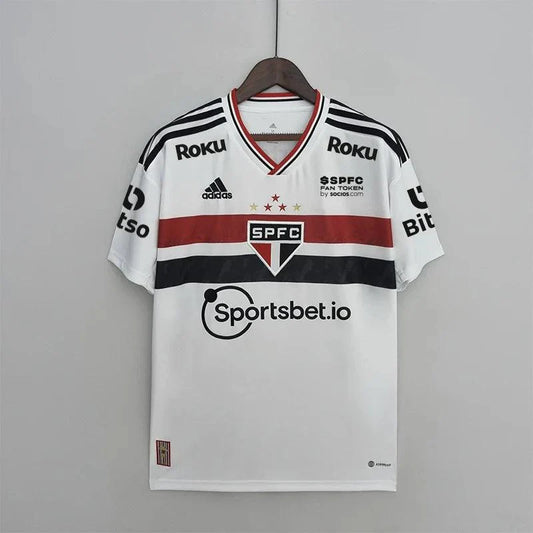 Maillot domicile + tous les sponsors São Paulo 2022/23 