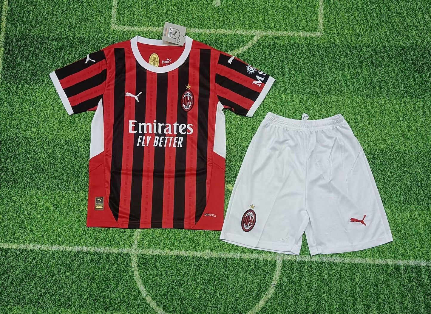 Kit Criança Principal AC Milan 2024/25