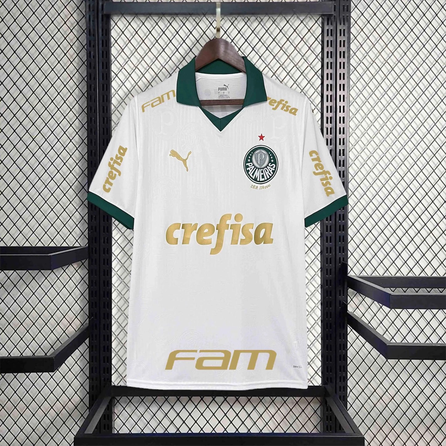 Camisola secundária Palmeiras 2024/25 + all sponsors