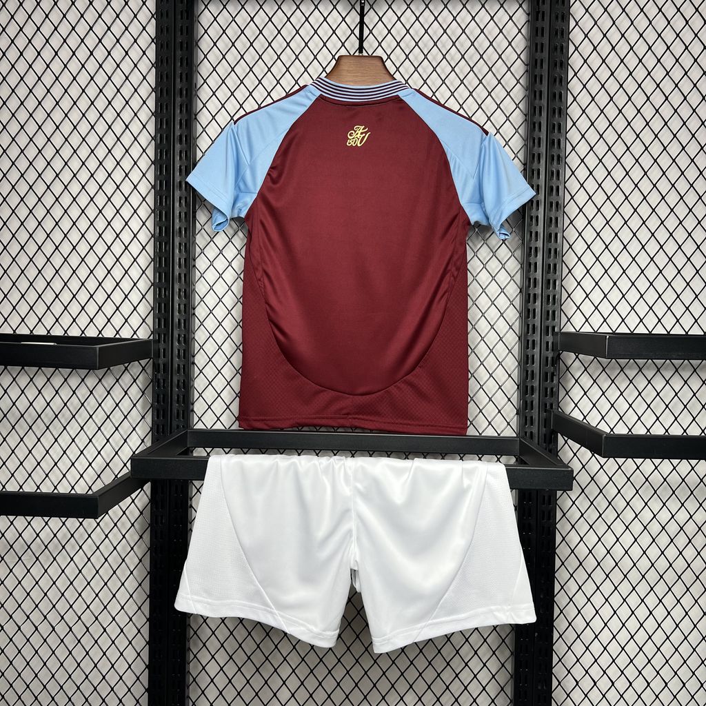 Kit Criança Principal Aston Villa 2024/25