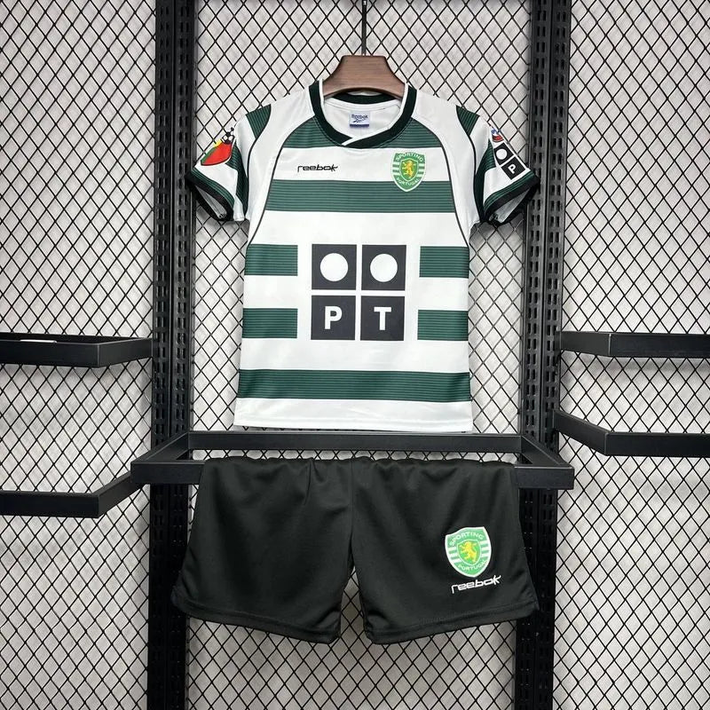 Kit Criança Principal Sporting 2001/2003- Stock 6/7 anos