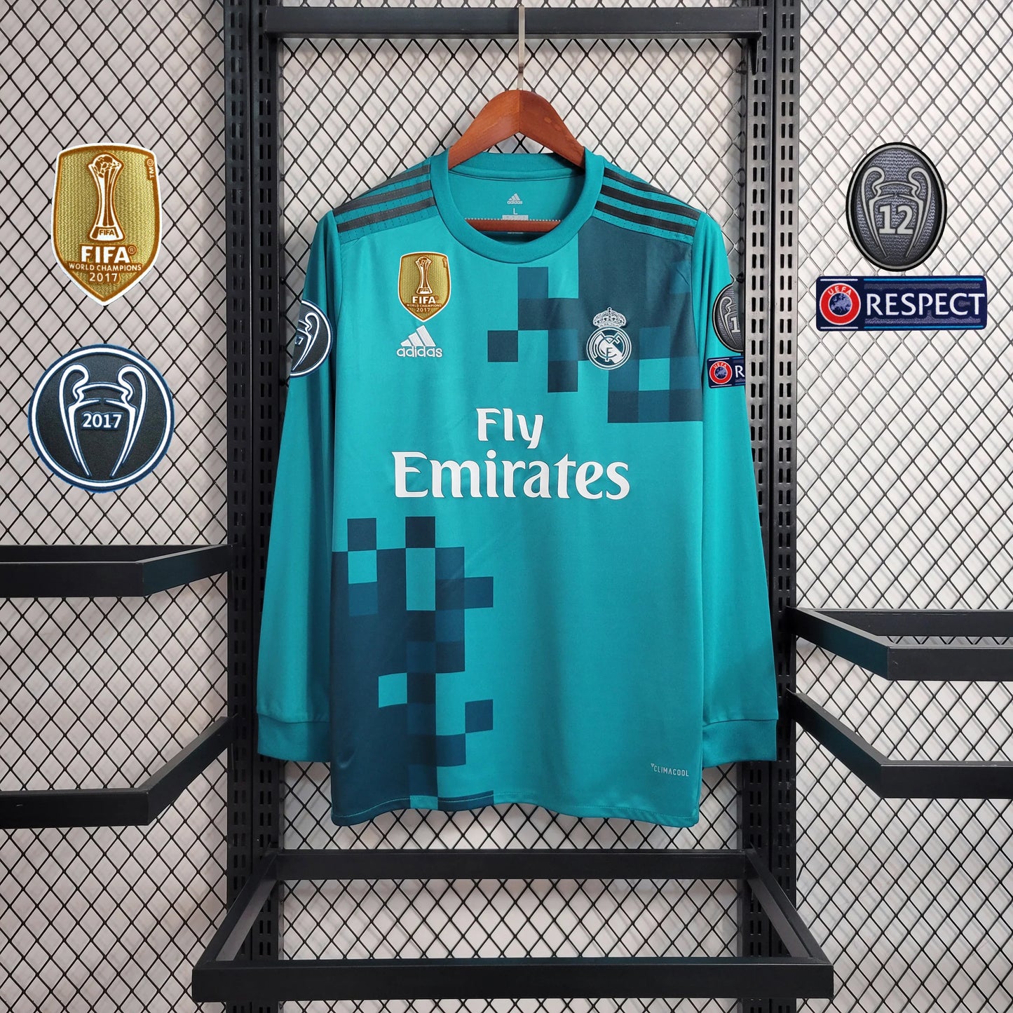 Camisola Terceira Real Madrid Manga Comprida 2017/18