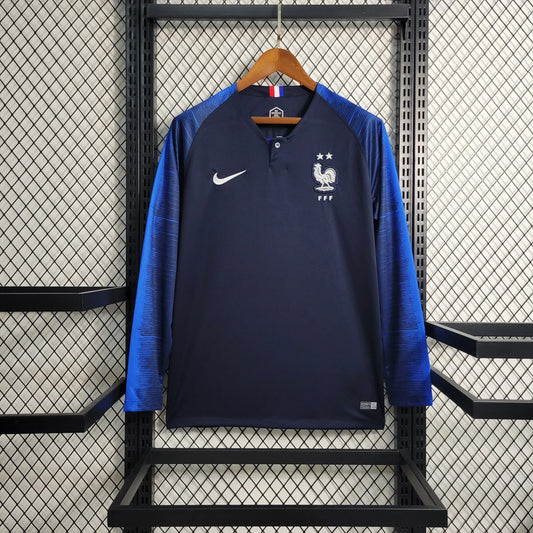 Maillot France 2018 Domicile Manches Longues 