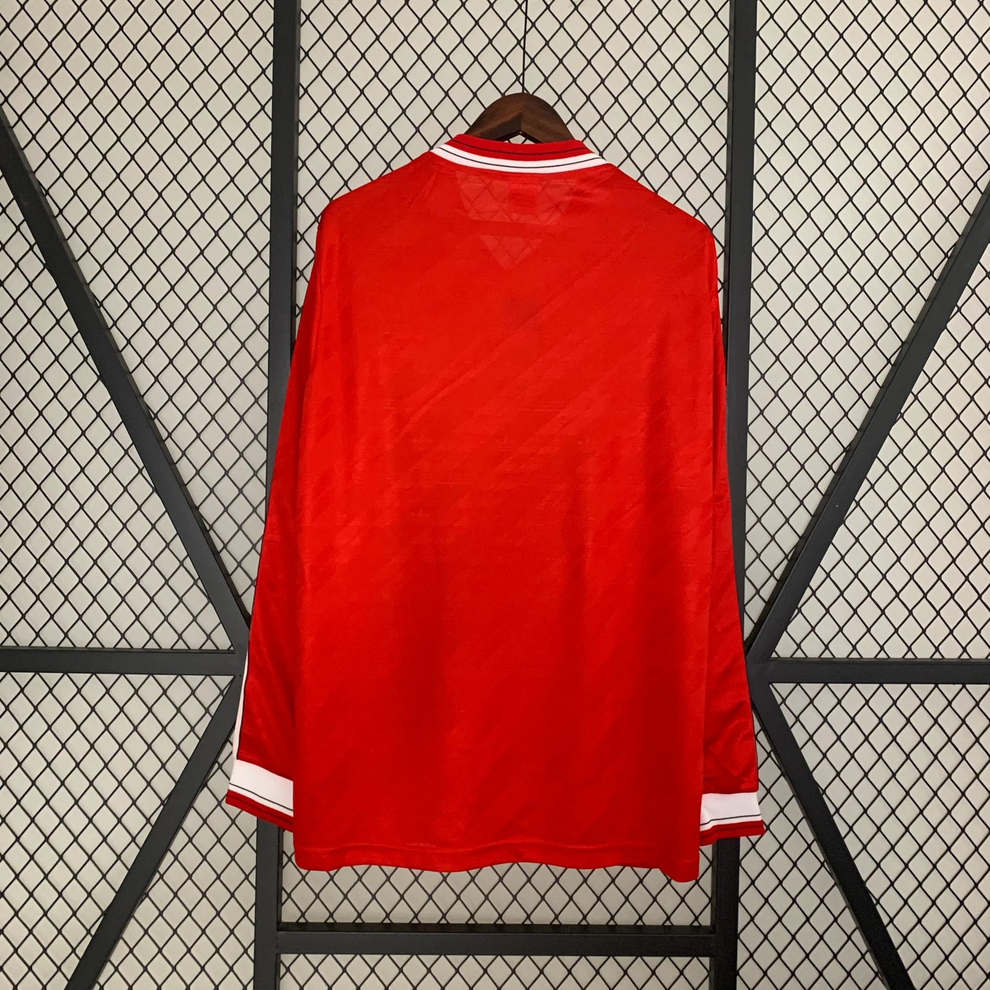 Camisola Principal Manchester United Manga Comprida 86/88