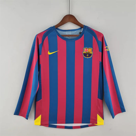 Maillot domicile manches longues Barcelone 2005/06 