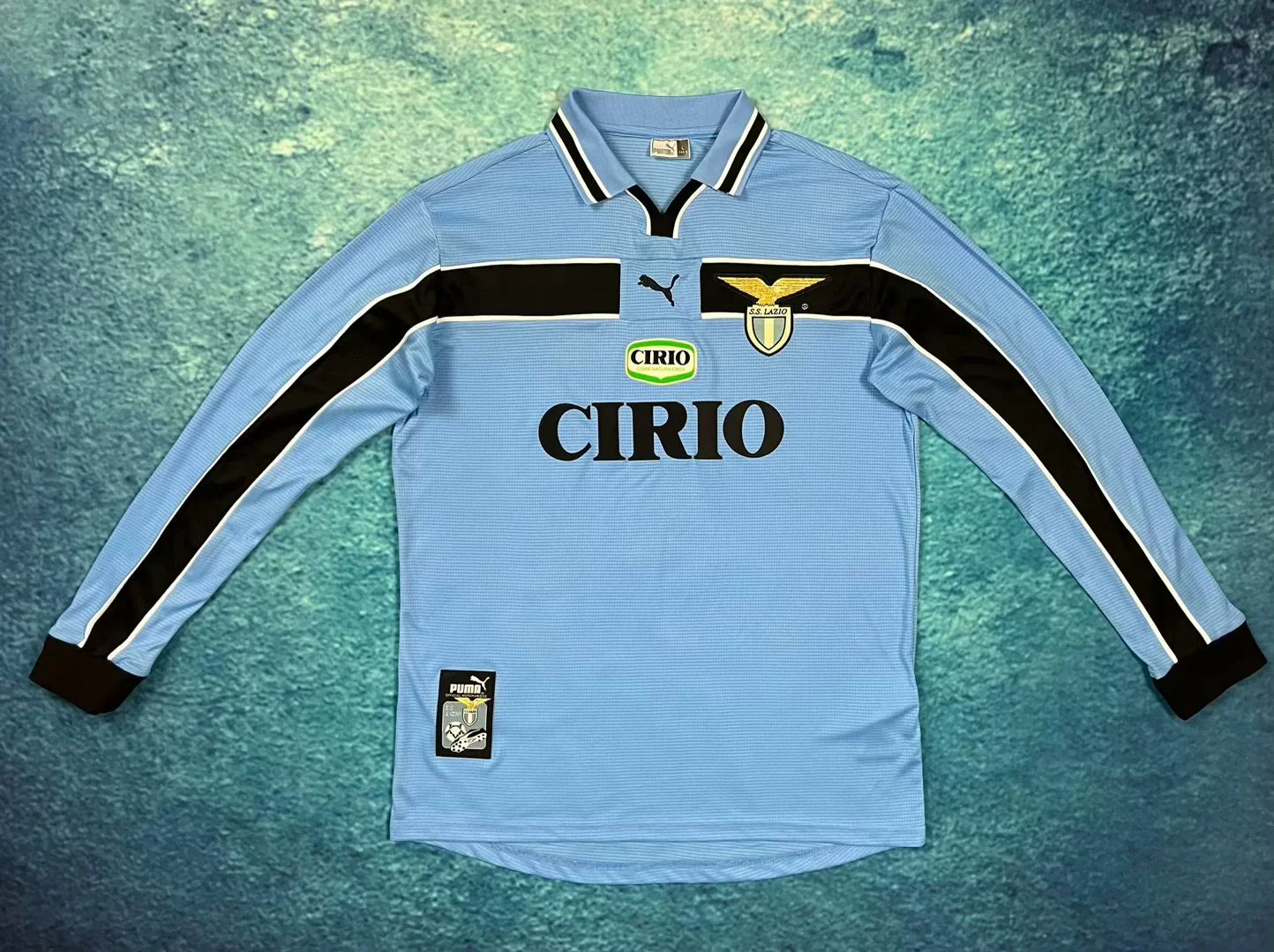 Camisola Principal Lazio Manga Comprida 1998/00