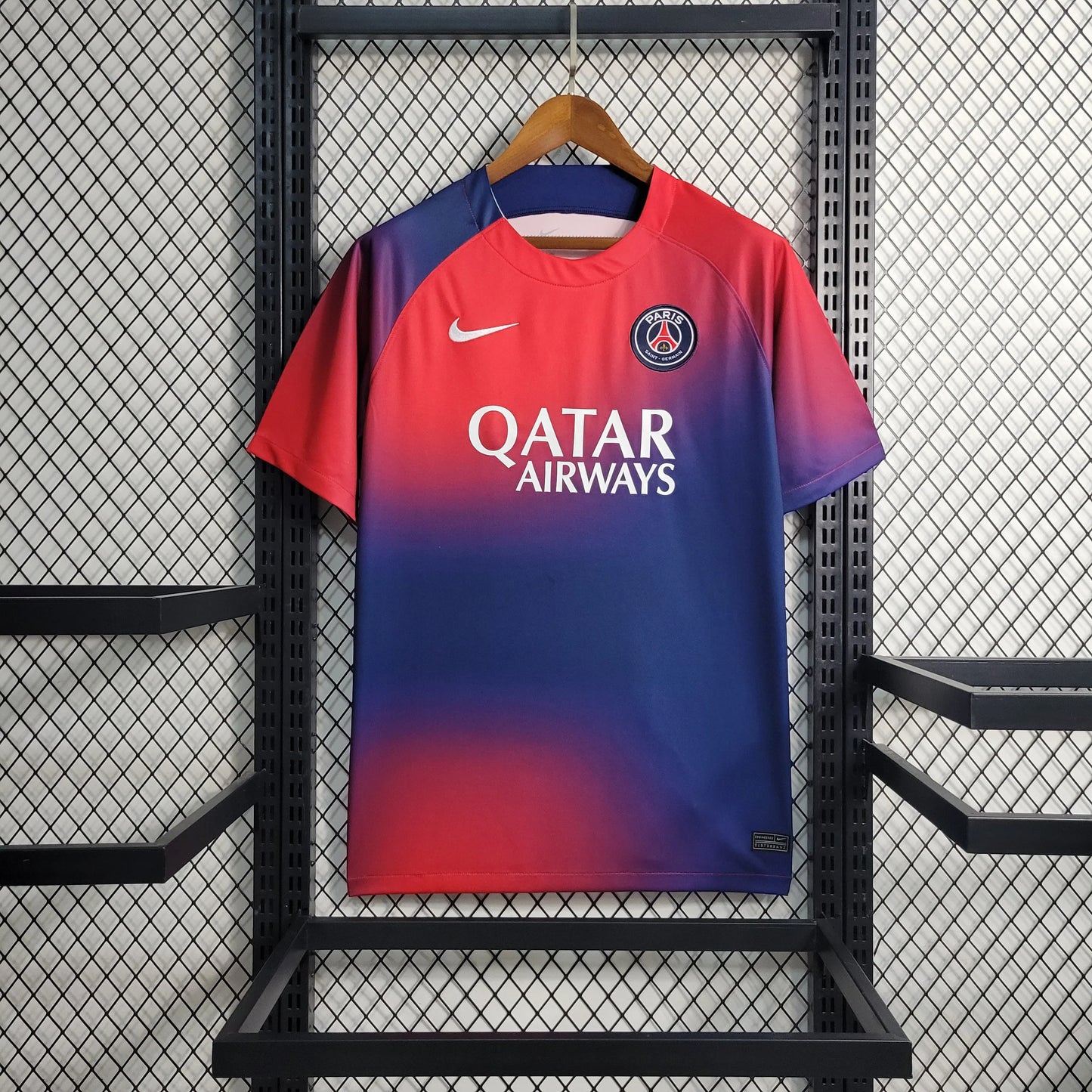 Maillot d'entraînement PSG 2023/24 rouge et bleu 