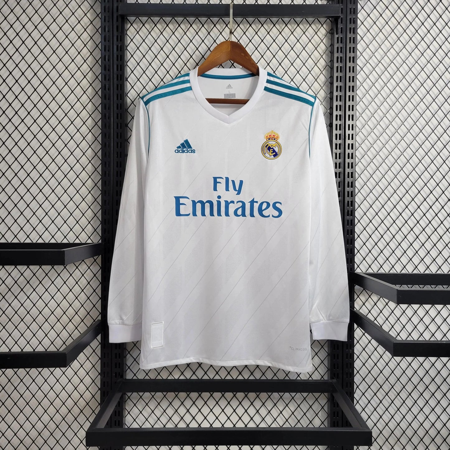 Camisola Principal Real Madrid Manga Comprida 2017/18