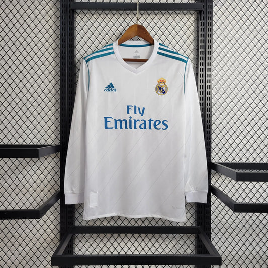 Maillot Domicile Manches Longues Real Madrid 2017/18 