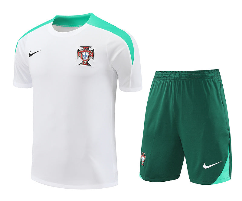 Camisola de Treino + Calções Portugal 2024 2