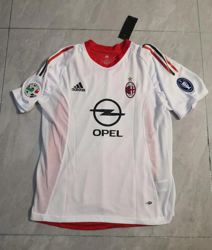 Camisola Secundária AC Milan 2002/03